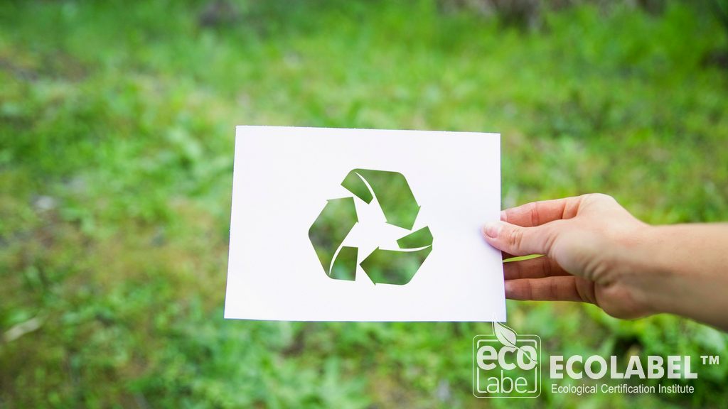 ECO LABEL pour papier recyclé