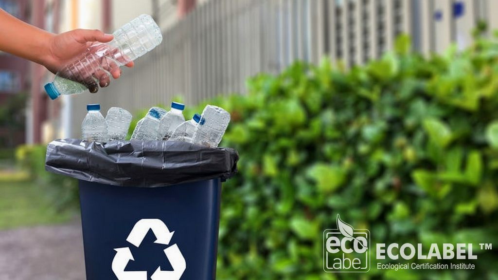 ECO-MÄRKNING för återvunnen plast